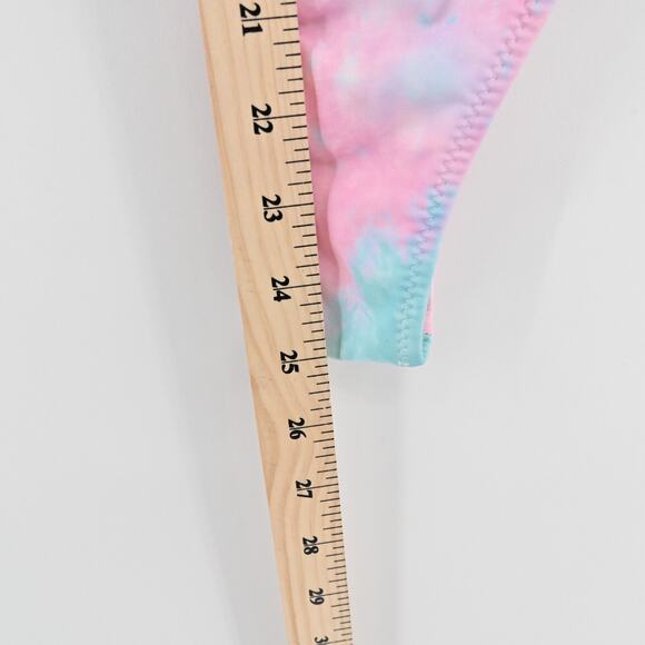 SOLID STRIPED x REDONE Swimsuit Womens Sz XS The Vince One‎ Piece Cutout Tie Dye - Picture 5 of 12